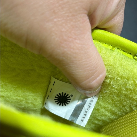 UGG Women's Neon Yellow Ankle Boots - Picture 8 of 9